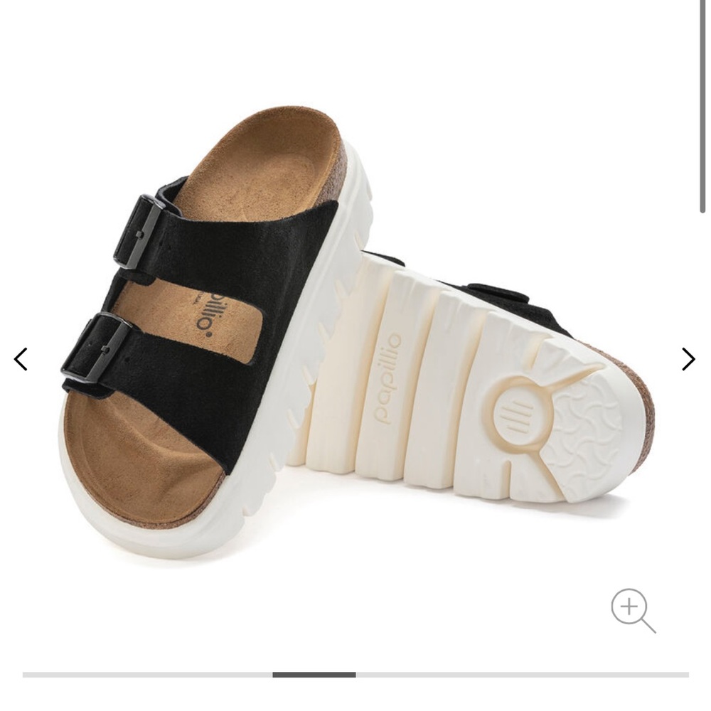 Birkenstock - Arizona Chunky Suede Leather Sandals